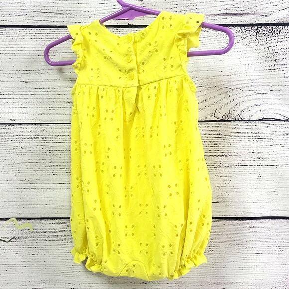 Disney Winnie-the-Pooh Yellow Bubble Romper Infant Size 3-6 Months - Picture 6 of 6